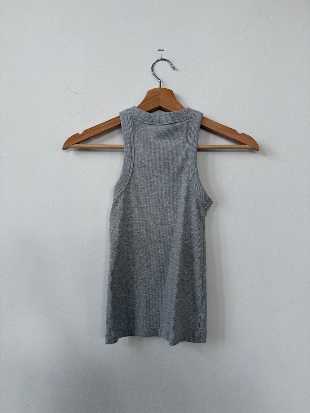 Mango Gray Ribbed Tank - Picture 3 of 3